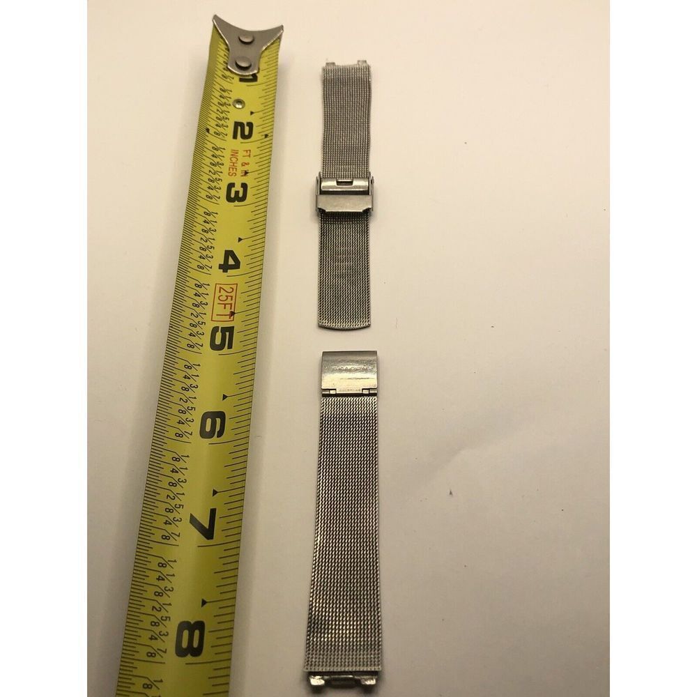 Skagen Watch Bracelet Links Use For Parts Full Band Silver 16mm SKB2035 PY289